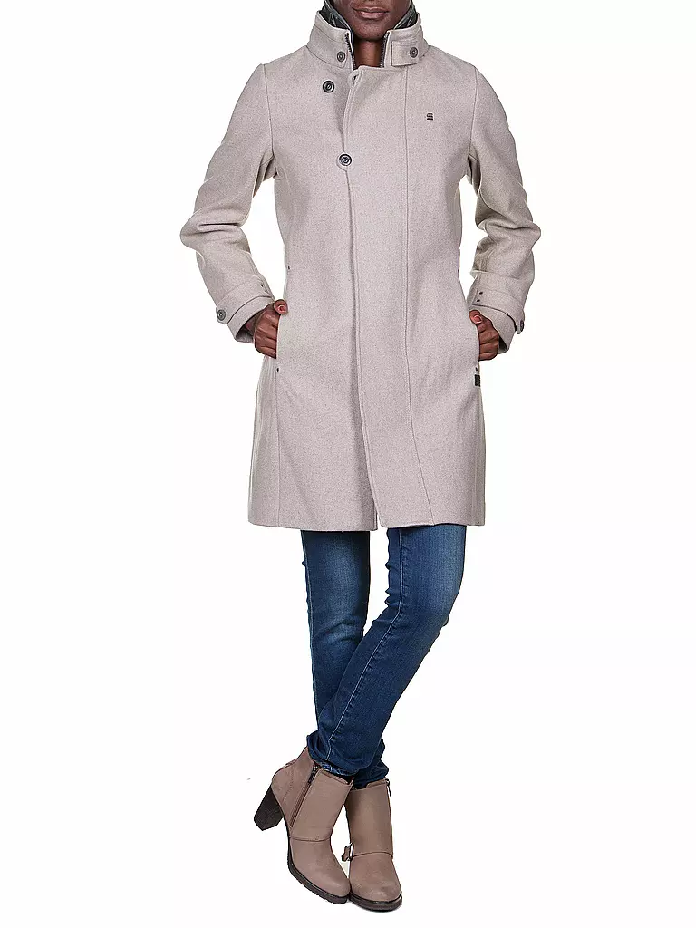 G-STAR | Woll-Mantel  | beige