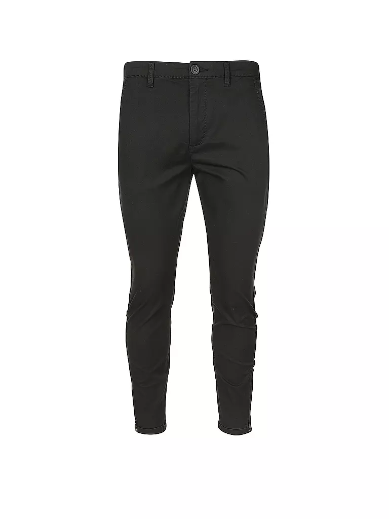 GABBA | Chino Regular Fit Pisa | schwarz