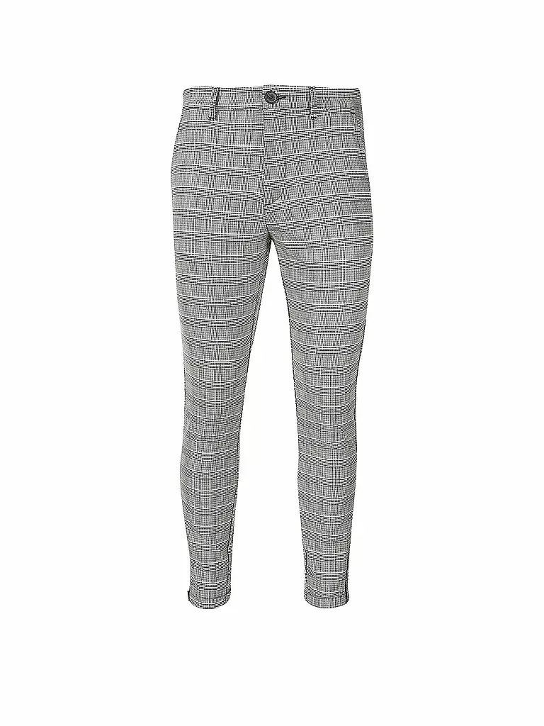 GABBA | Hose Slim Fit " Pisa Zipp " | braun