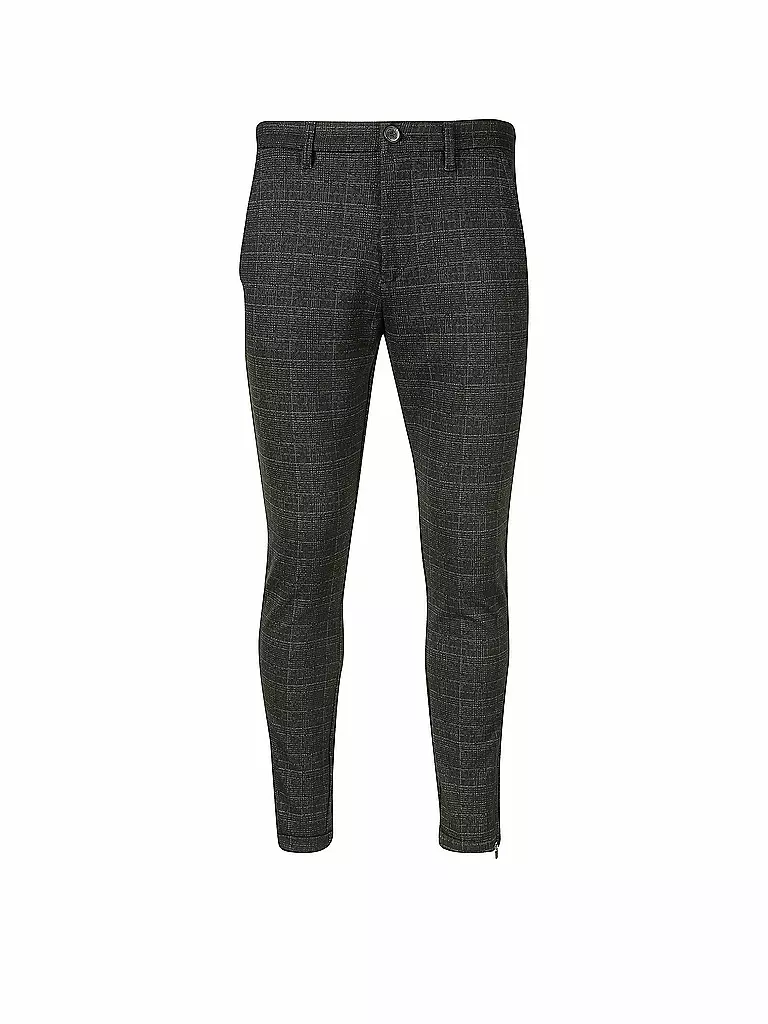 GABBA | Hose Slim Fit " Pisa Zipp " | schwarz