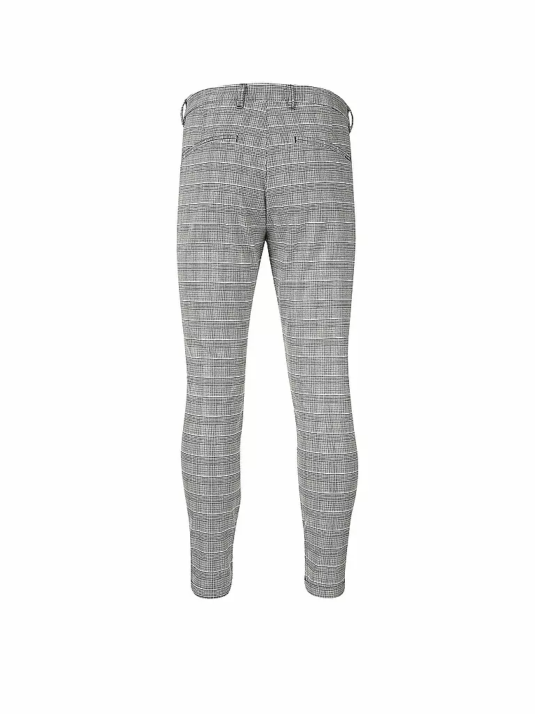 GABBA | Hose Slim Fit " Pisa Zipp " | braun