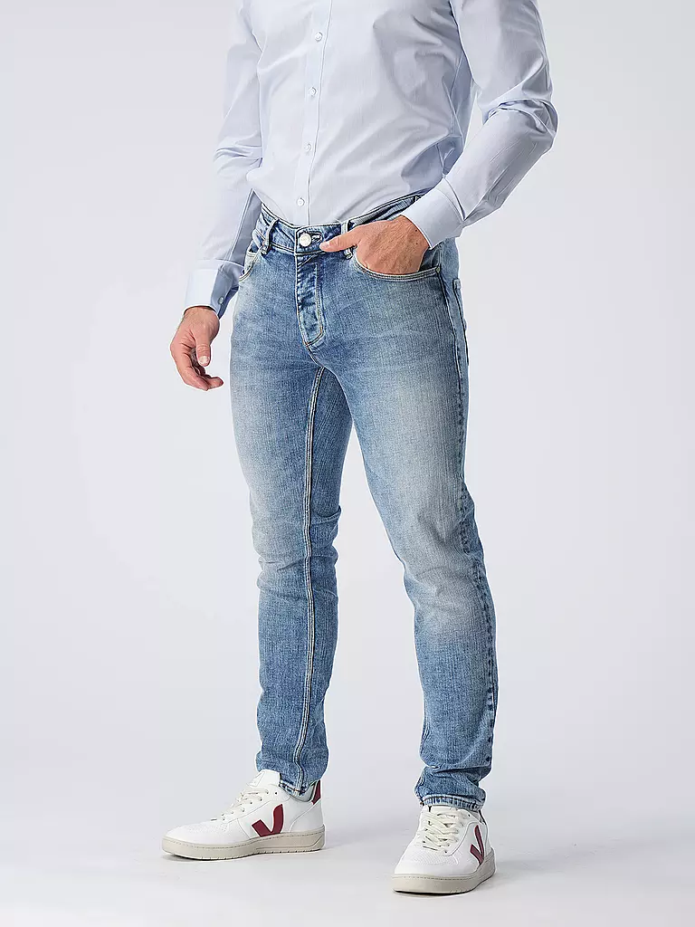GABBA | Jeans Straight Slim Fit "Rey" | blau