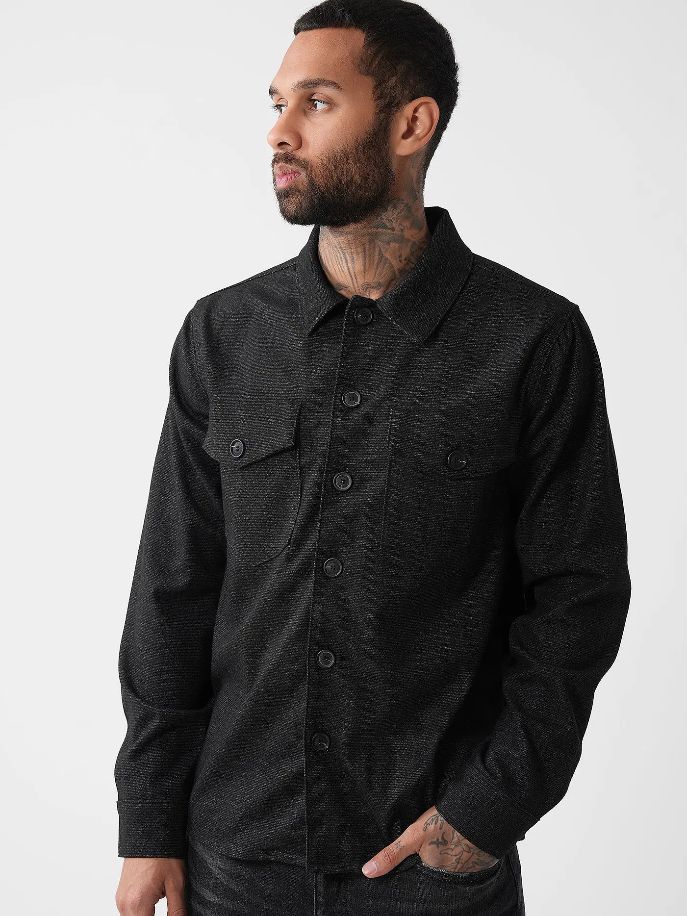GABBA | Overshirt CLIPPER SHAFI  | schwarz