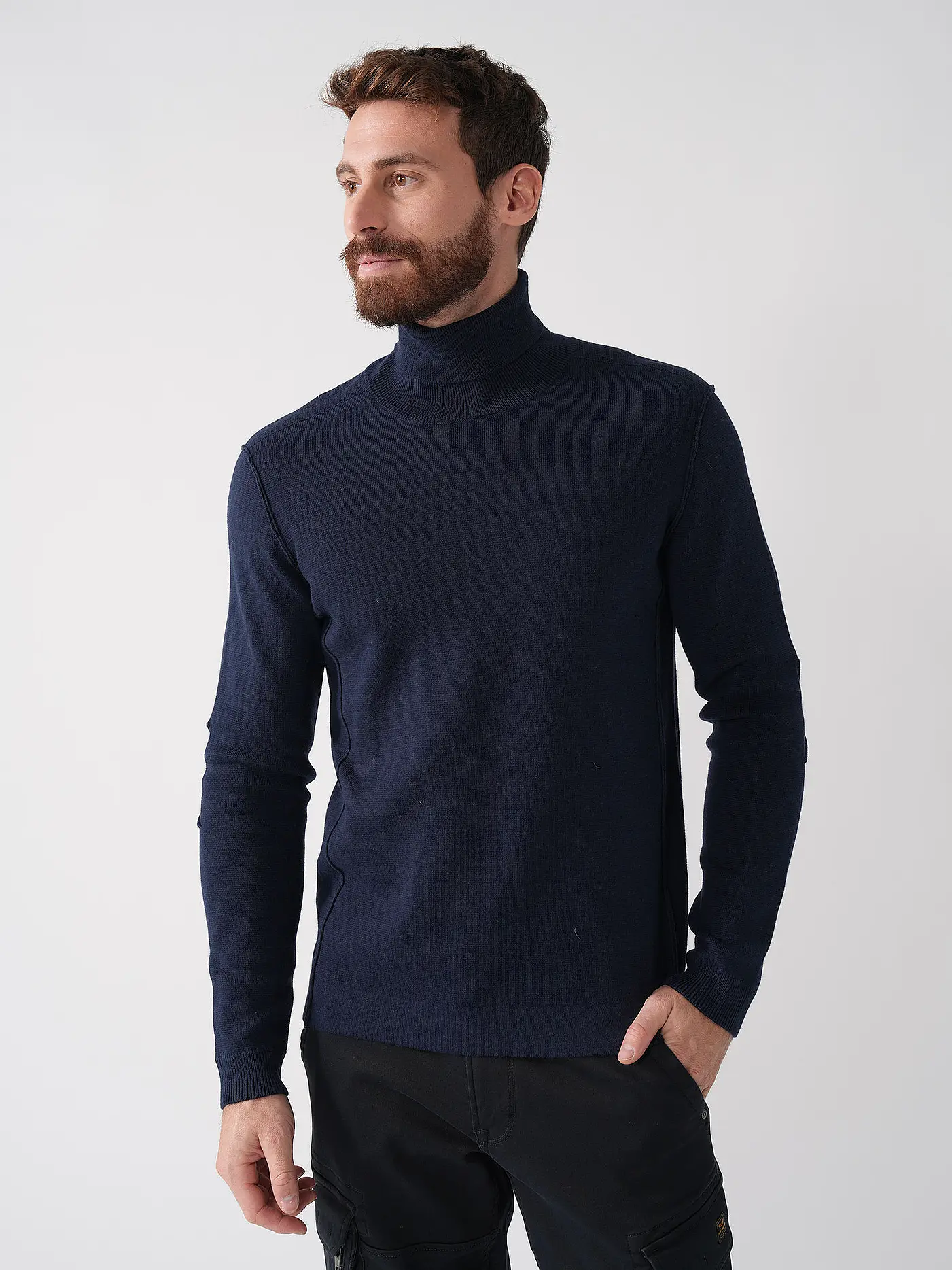 GABBA | Rollkragenpullover | blau