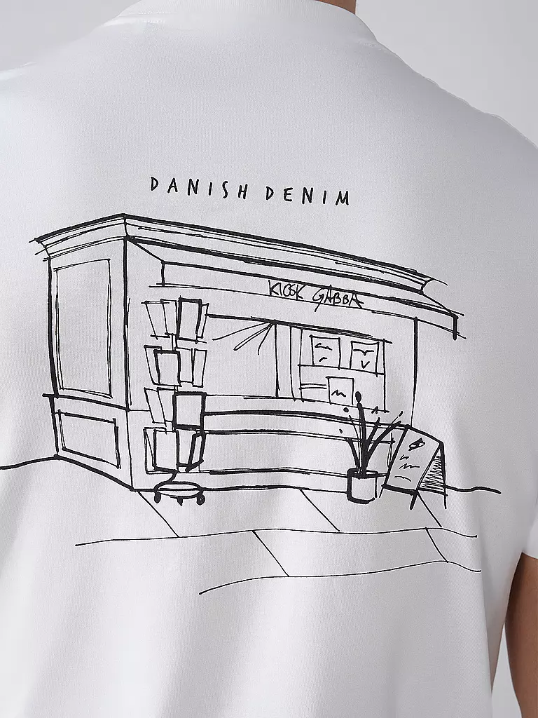 GABBA | T-Shirt DUNE KIOSK | weiss