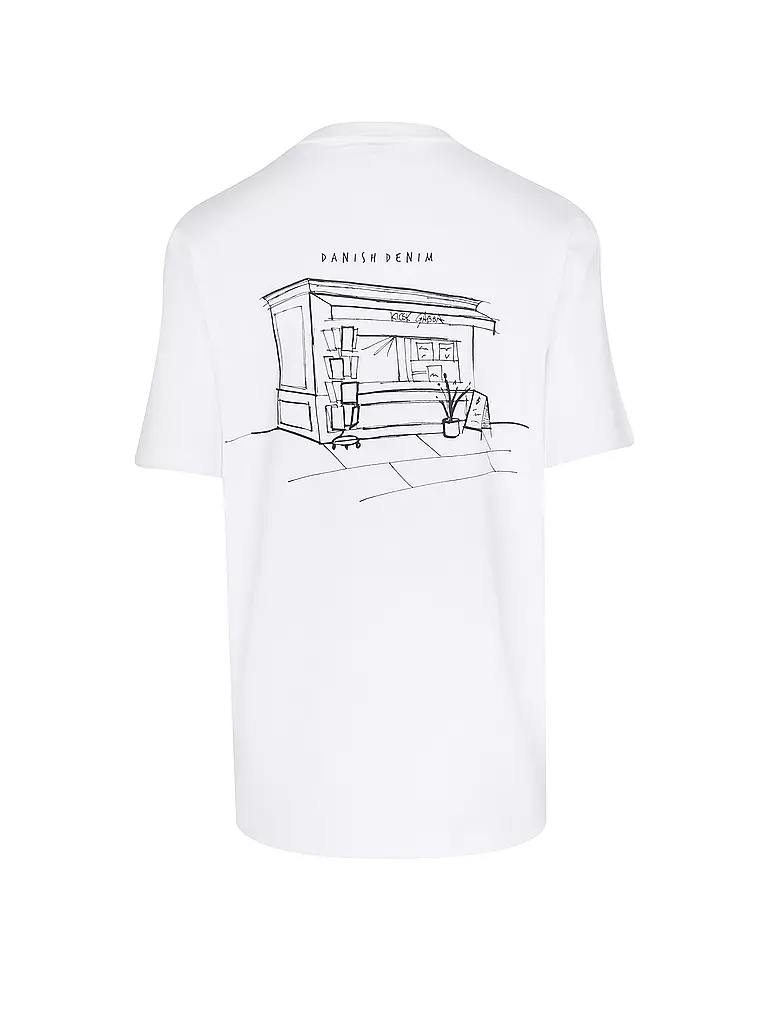 GABBA | T-Shirt DUNE KIOSK | weiss