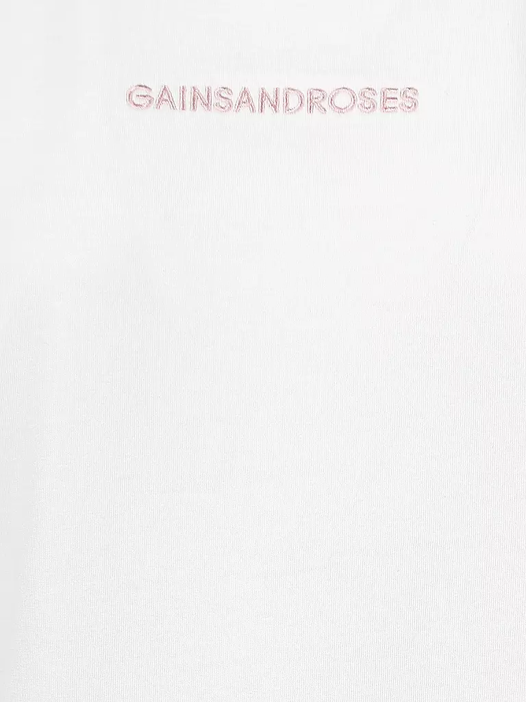 GAINS AND ROSES | T Shirt | weiß