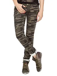 GANG | Jeans Slim-Fit "Jeanie" | olive