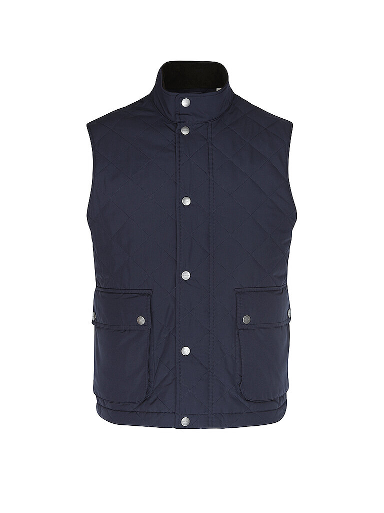 GANT Steppgilet dunkelblau | M