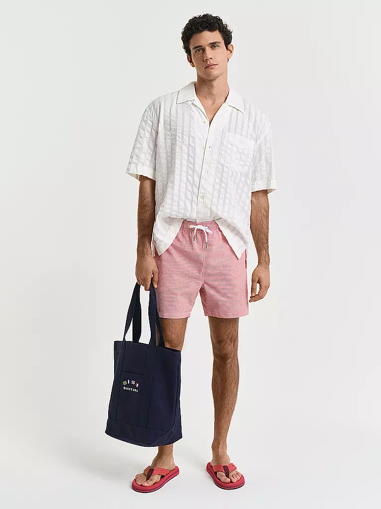 GANT | Badeshorts | rot