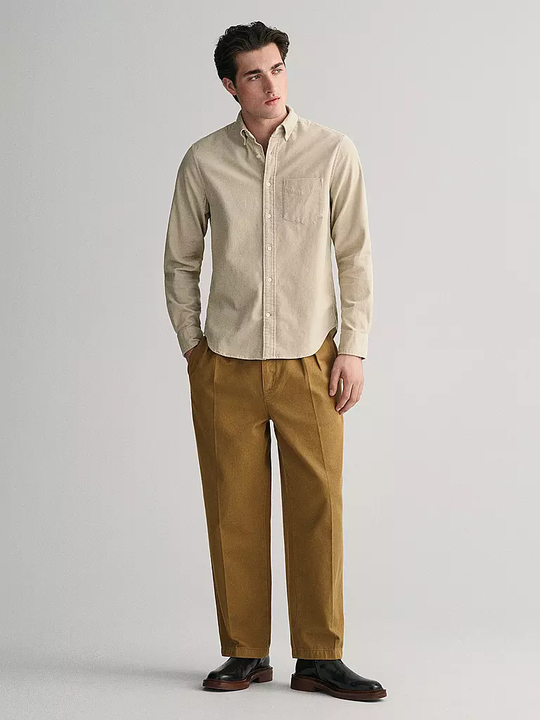 GANT | Cordhemd Regular Fit | beige