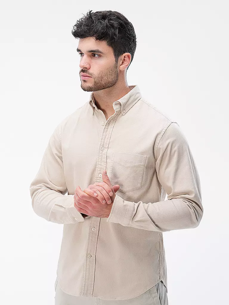 GANT | Cordhemd Regular Fit | beige