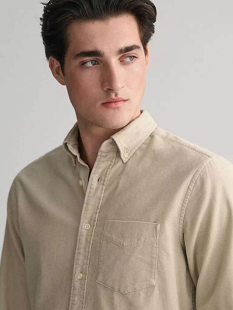 GANT | Cordhemd Regular Fit | beige