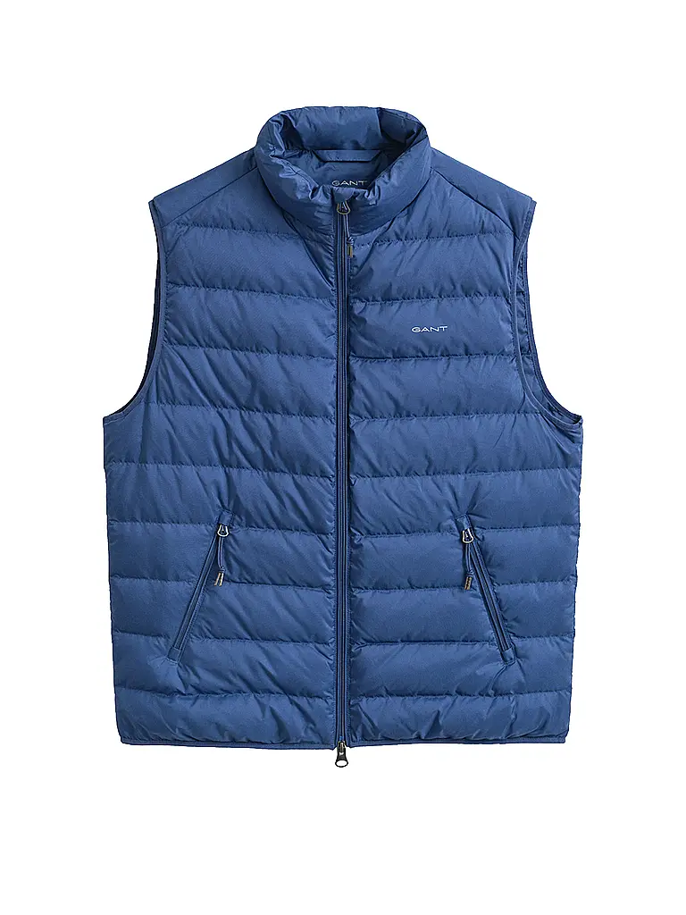 GANT | Daunensteppgilet | Hellblau