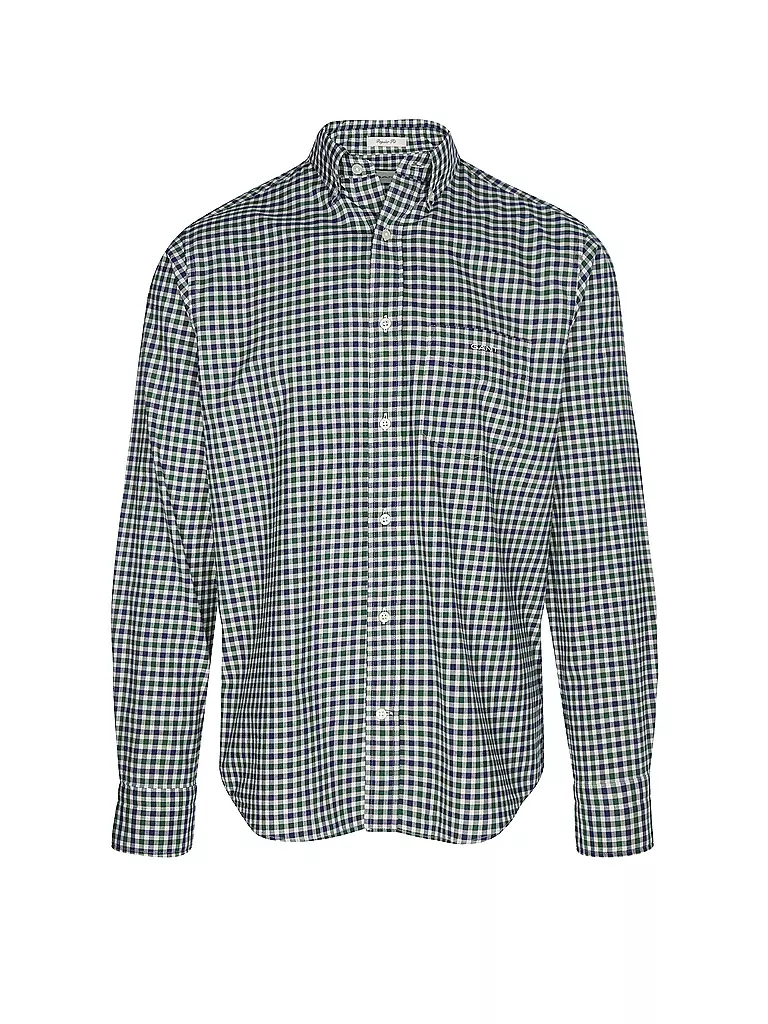 GANT | Hemd Regular Fit  | dunkelgrün
