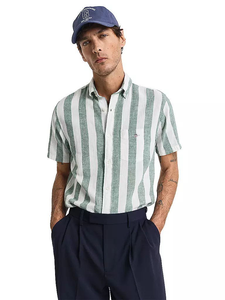GANT | Hemd Regular Fit  | grün