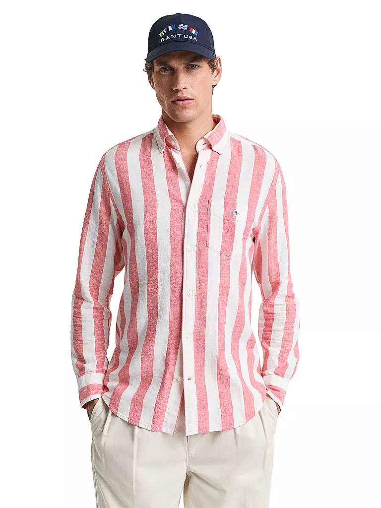GANT | Hemd Regular Fit  | rot