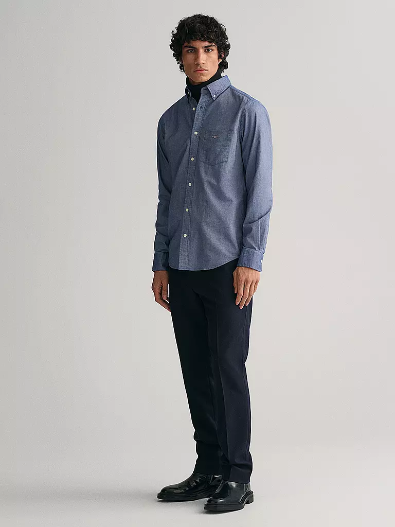 GANT | Hemd Regular Fit  | blau