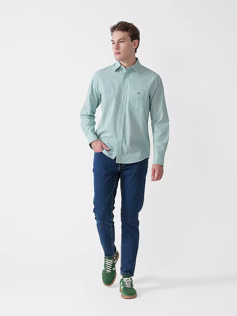 GANT | Hemd Regular Fit  | grün