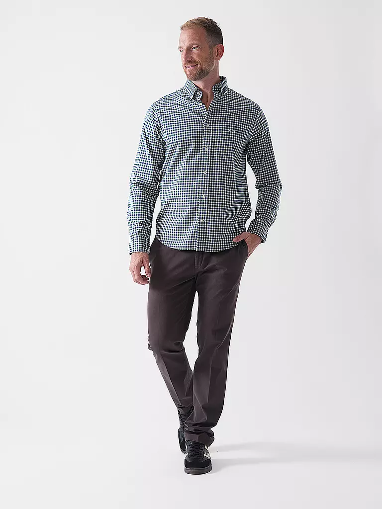 GANT | Hemd Regular Fit  | dunkelgrün