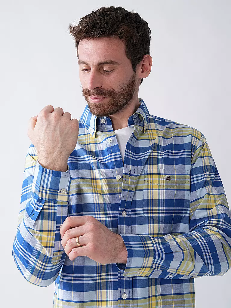 GANT | Hemd Regular Fit  | blau