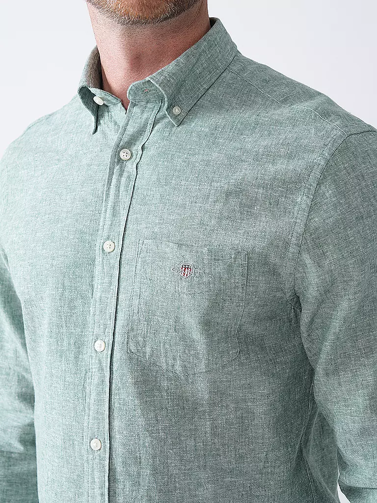 GANT | Hemd Regular Fit  | grün