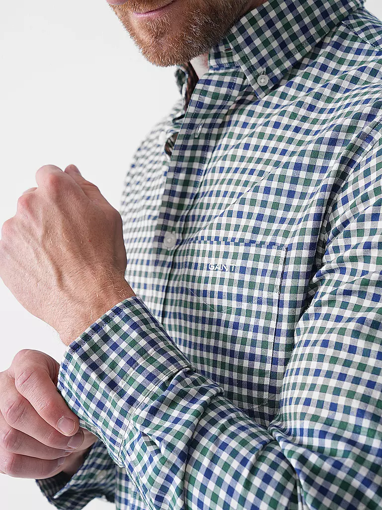 GANT | Hemd Regular Fit  | dunkelgrün