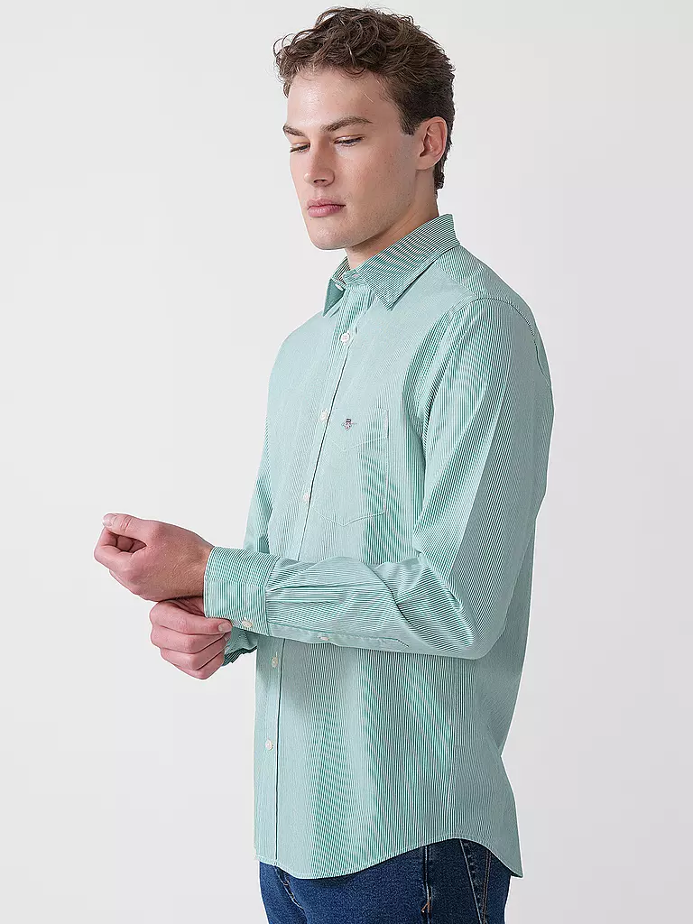 GANT | Hemd Regular Fit | grün