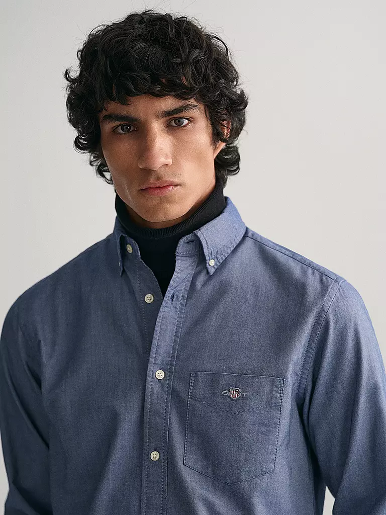 GANT | Hemd Regular Fit | hellblau