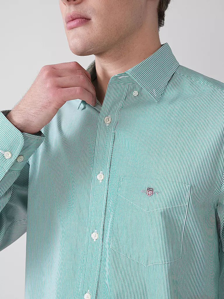 GANT | Hemd Regular Fit | grün