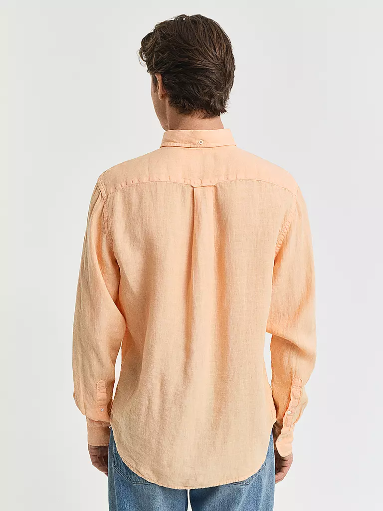 GANT | Leinenhemd Regular Fit  | orange