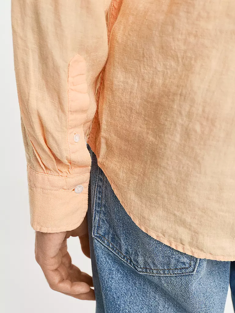 GANT | Leinenhemd Regular Fit  | orange
