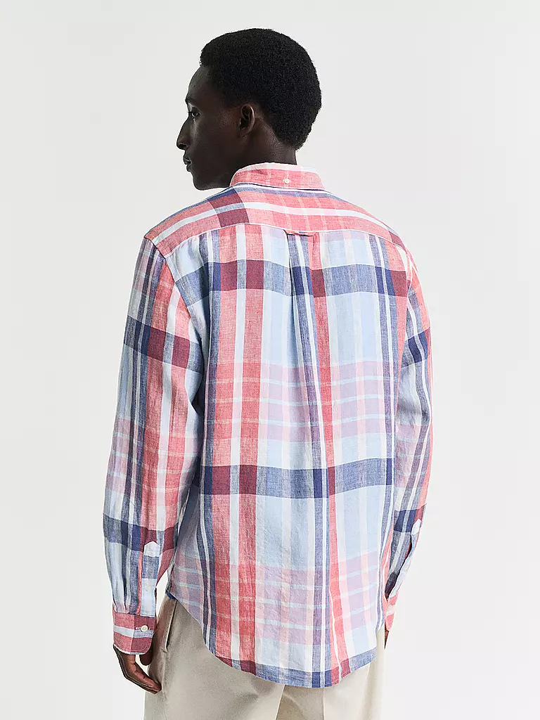 GANT | Leinenhemd Regular Fit | rot