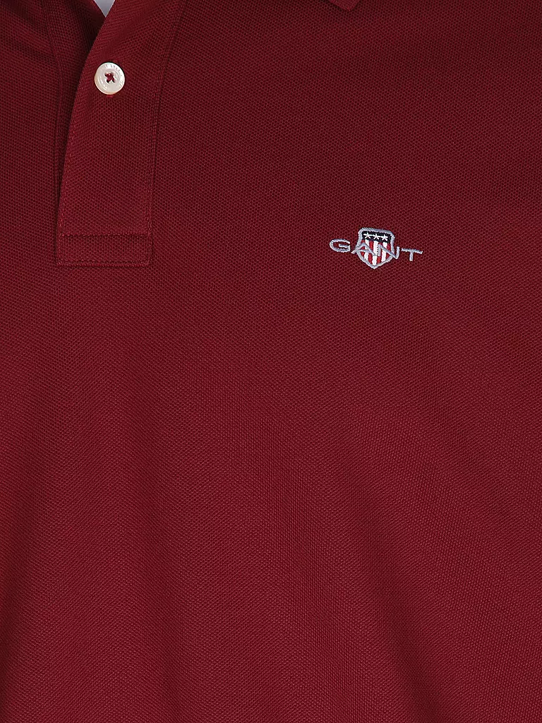 GANT | Poloshirt  | dunkelrot