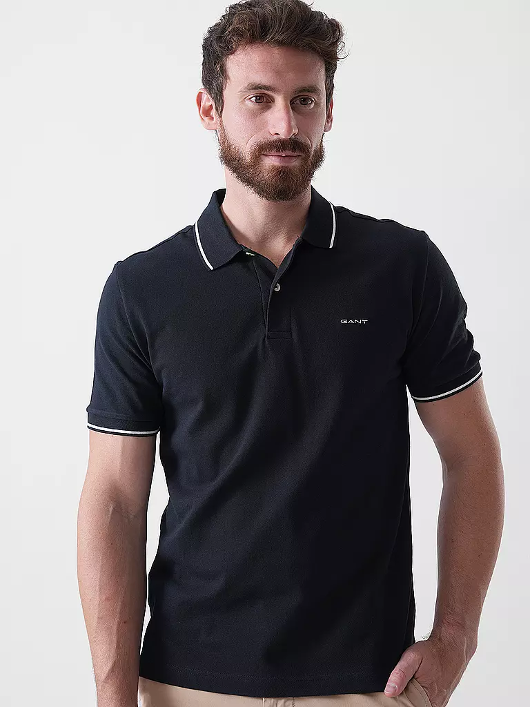 GANT | Poloshirt  | schwarz