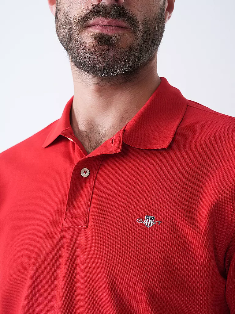 GANT | Poloshirt  | rot