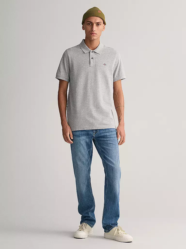 GANT | Poloshirt Regular Fit | grau