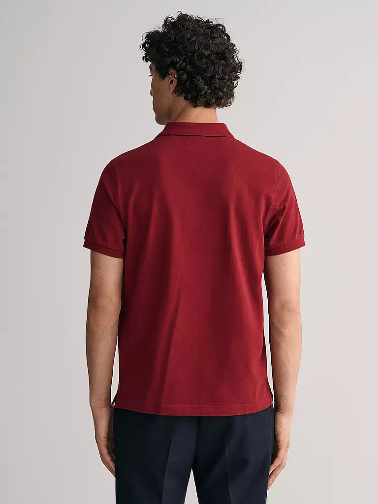 GANT | Poloshirt Regular Fit | dunkelrot