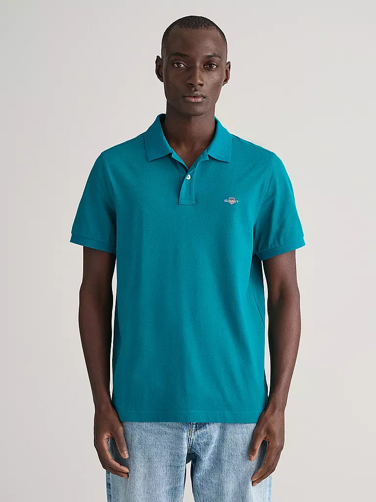 GANT | Poloshirt Regular Fit | türkis