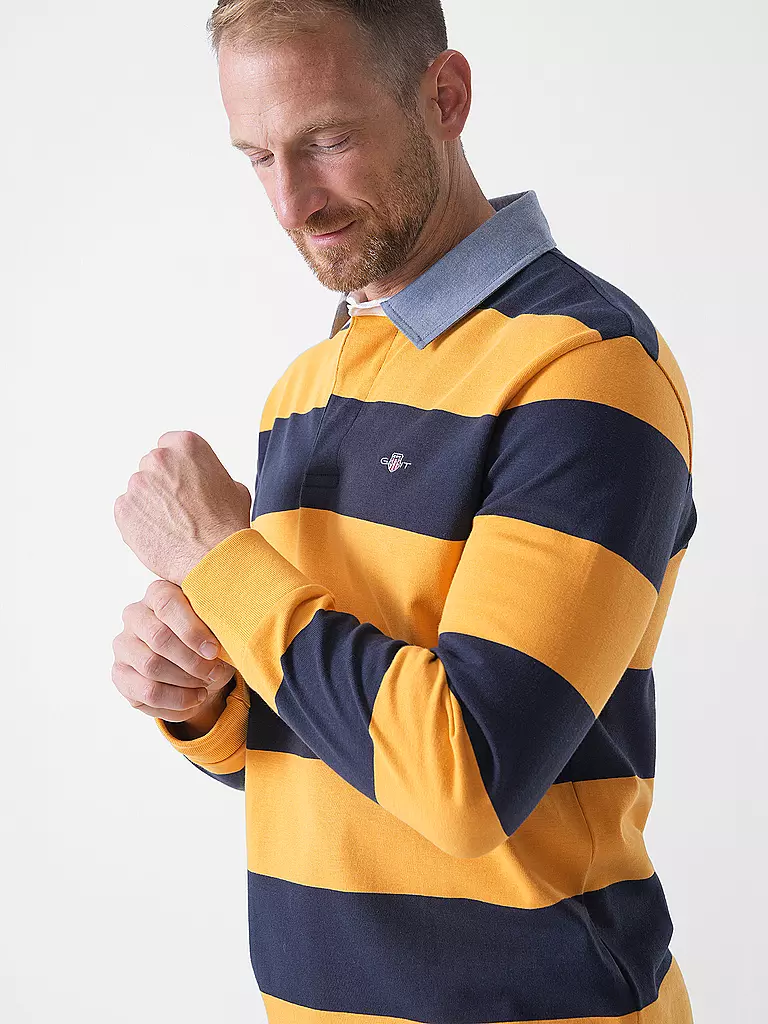 GANT | Rugbyshirt | dunkelrot