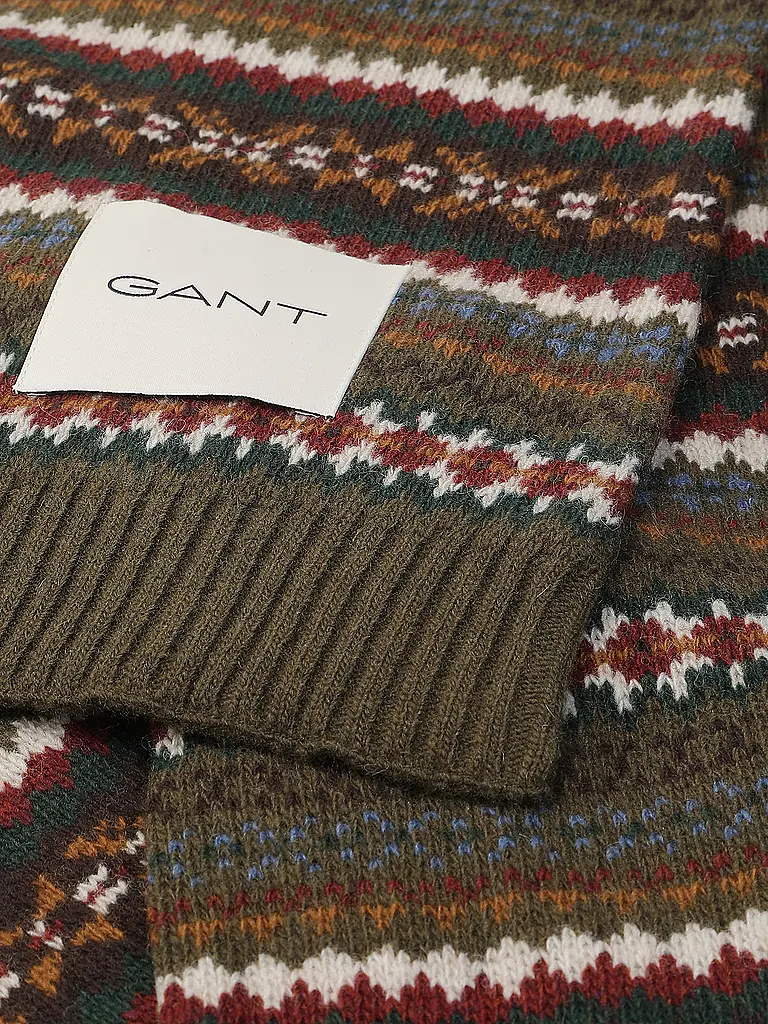 GANT | Schal  | dunkelgrün