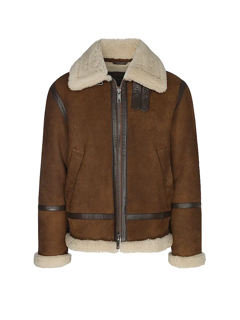 GANT | Shearling Jacke | Braun