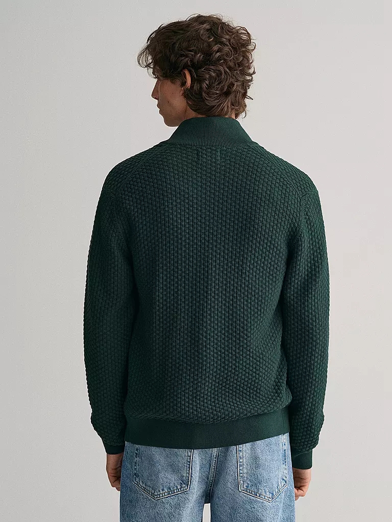 GANT | Strickjacke | dunkelgrün