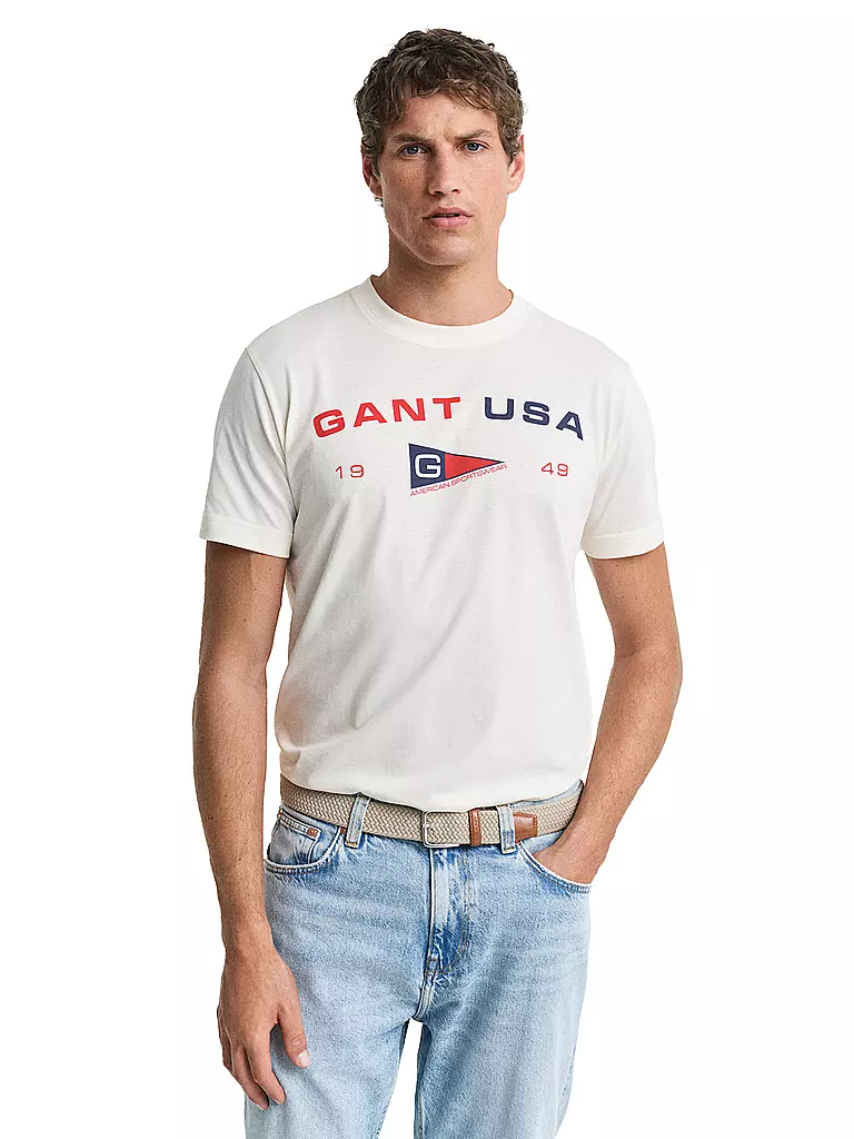 GANT | T-Shirt  | creme