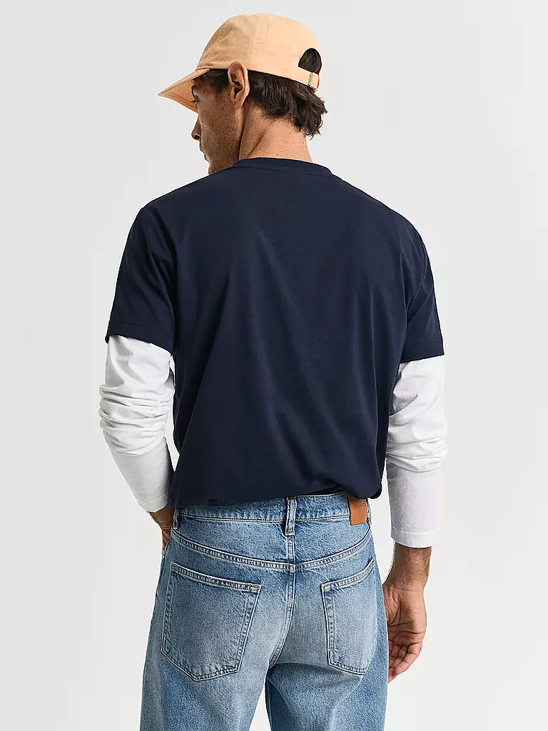 GANT | T-Shirt  | dunkelblau