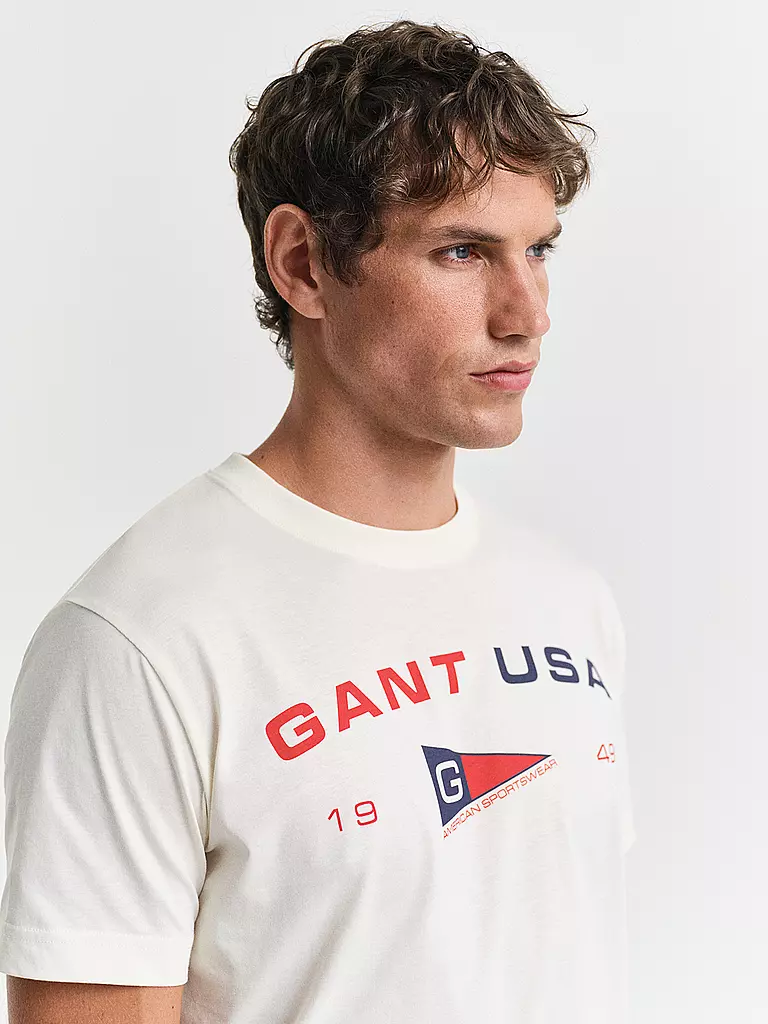 GANT | T-Shirt  | creme