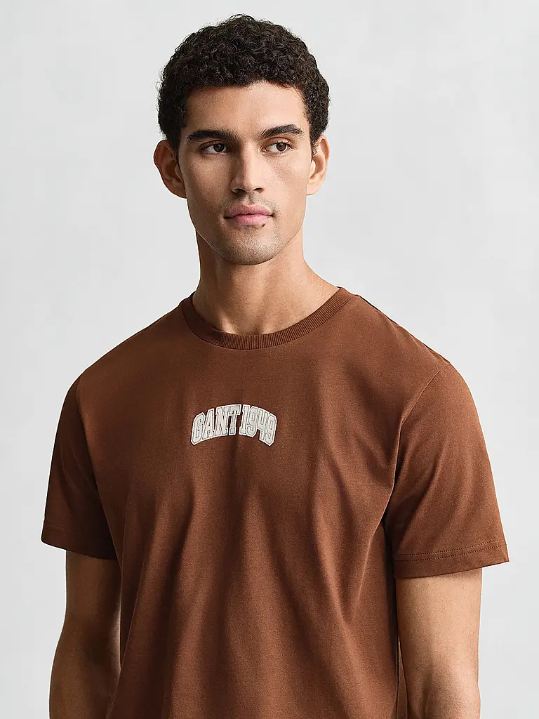 GANT | T-Shirt GRAPHIC 1949 LOGO | Braun