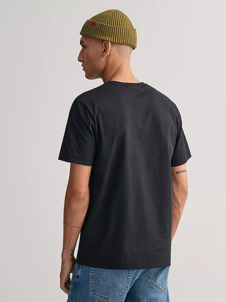 GANT | T-Shirt Regular Fit | schwarz