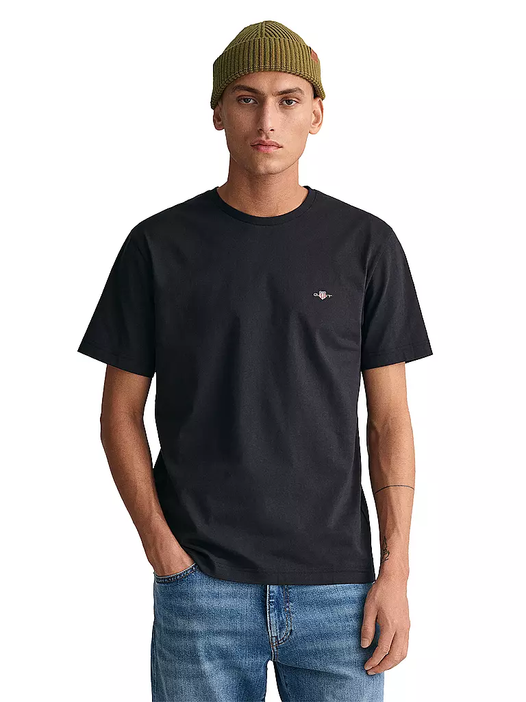 GANT | T-Shirt Regular Fit | schwarz