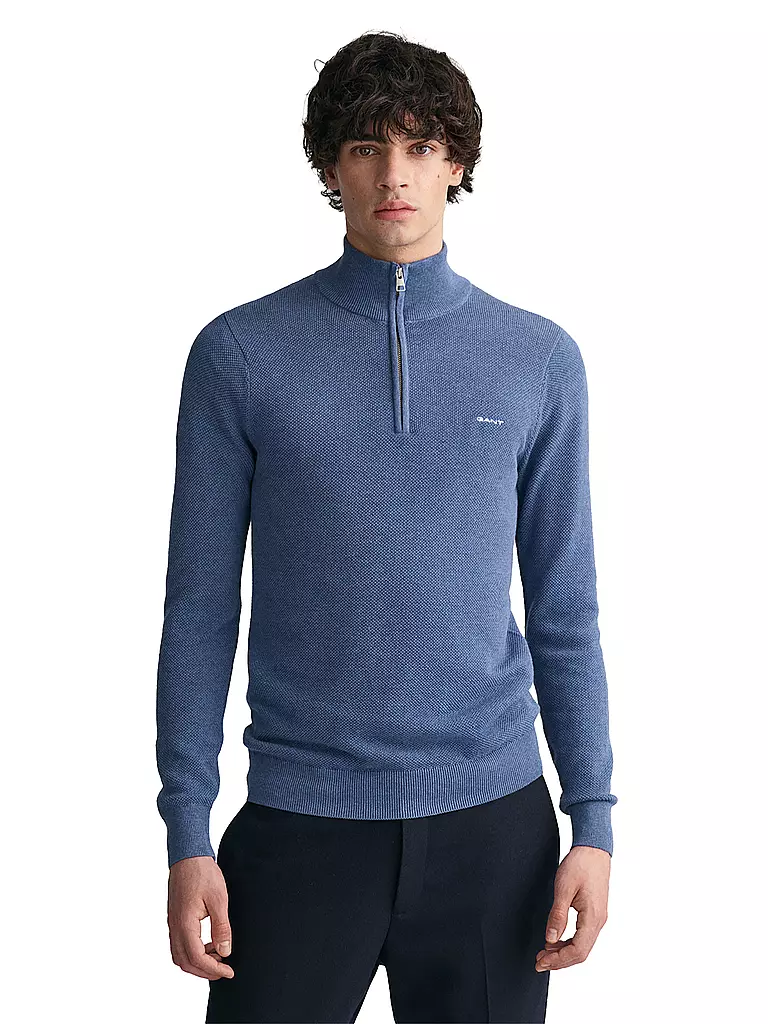 GANT | Troyer Pullover | blau